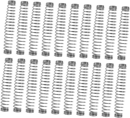 Vervangende Snoeischaarveren - Trimmer Onderdelen - Tuinonderhoud Vereenvoudigen - Roestvrij Staal - 36 Stuks - Zilver