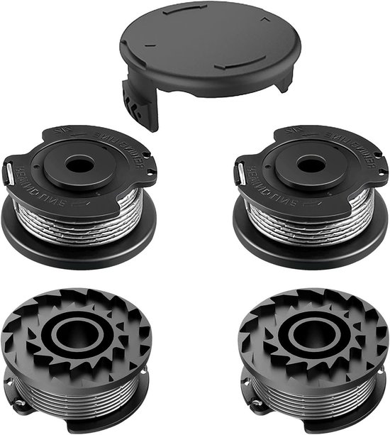 Vervangende Spoelen voor Grasmaaier en Trimmer - 4 Stuks, Compatibel met Bosch Art 23 SL en EasyGrassCut - Hoogwaardige Grasmaaierlijn en Accessoires voor Tuinonderhoud