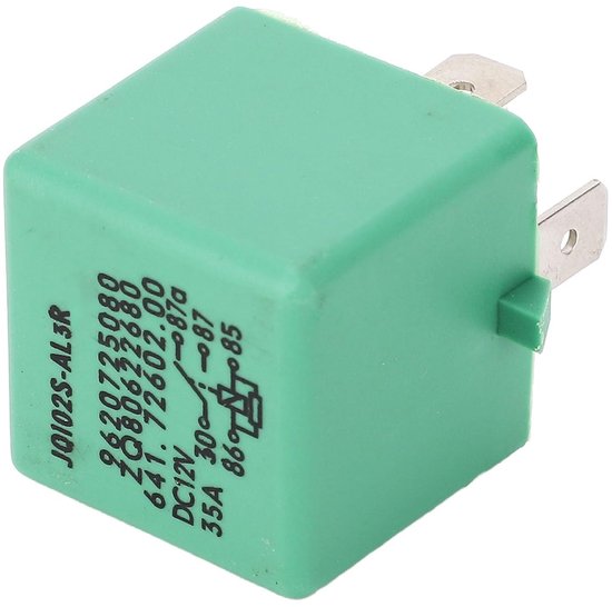 Vervanging 5-polig auto-relais - 12 V DC - voor Citroen Berlingo 2010-2024 - automatisch 5-polig relais 9620725080 - zwart 5-polig auto-relais van Heshen