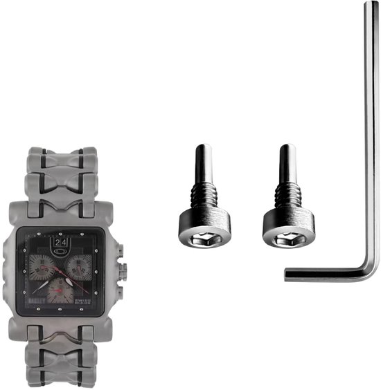 Vervangingsschroeven voor Oakley Minute Machine Time Tank - HiCycle2 Bracelet - Locking Screws - Metaal - Eén maat van Merkloos	