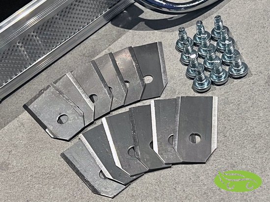 Vervangmessen maaimessen messen voor robotmaaier CubCadet 12 stuks van Merkloos	