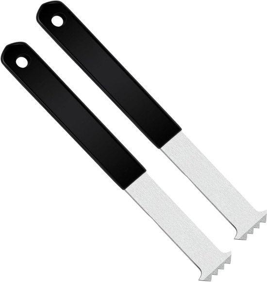 Verwijderaar Steenstrips - Tegelwipper Tuin - Tuinonderhoud - Dubbele Schraper Kop - 24 x 4 x 5 cm - Enkel