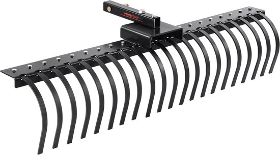 VEVOR Aankoppelbare Landschapshark 60inch Gazonverticuteerhark met 21 Tanden van Merkloos	