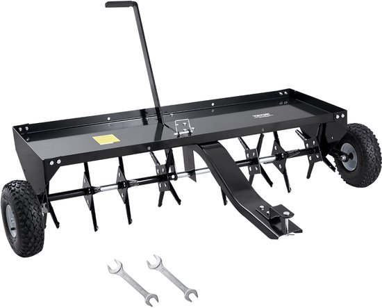 VEVOR Beluchter Gazonbeluchter Aanhangwagen Beluchter Zitmaaier 1500x980x885mm van Merkloos	