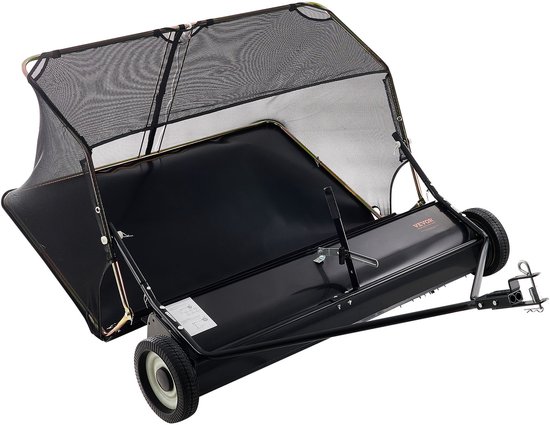 VEVOR Bladblazer, 132cm Veegbreedte, met Verstelbare Veeghoogte, Bladblazer met Een Inhoud van 736 L, Getrokken Bladblazer voor Gazontractor, Tuin, Erf, Gazononderhoud van Merkloos	