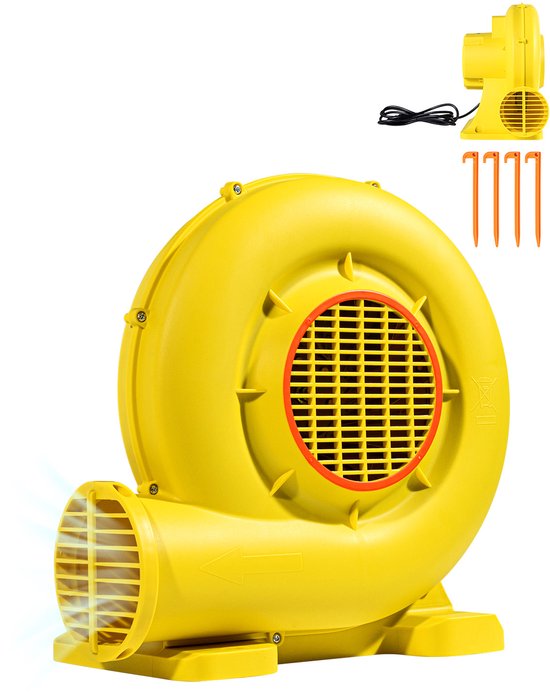 VEVOR Centrifugaal Ventilator Blower Springkasteel Pomp Hogedruk Blower 0.8/0.9hp 690w van Merkloos	