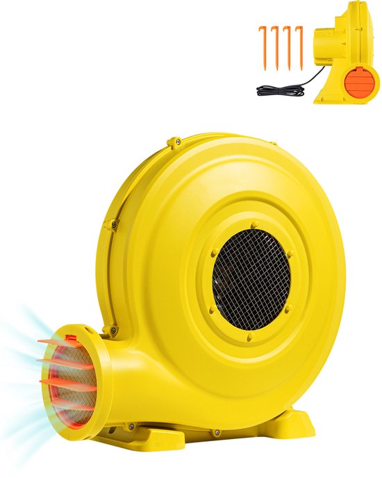 VEVOR Centrifugaal Ventilator Blower Springkasteel Pomp Hogedruk Blower 1.2/1.3hp 950w van Merkloos	