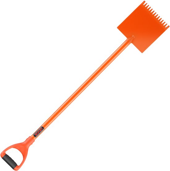 VEVOR Dakspanenschep, 1 Stuk, Dakspanenverwijderaar met D-greep, Dakbreker van Zeer Hard 45# Staal, Leisteenkrabber, Lichtgewicht Gereedschap voor het Eenvoudig Afscheuren van Dakleer en Spijkers, Oranje