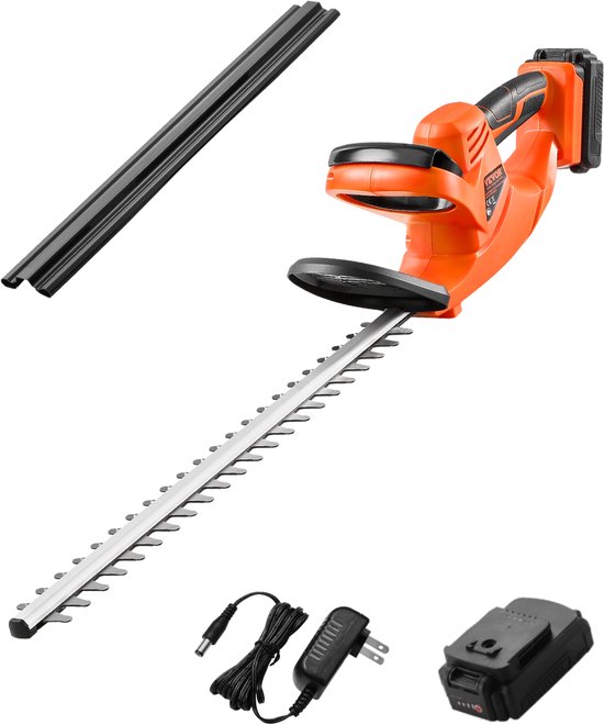 VEVOR Draadloze Heggenschaar Elektrische Heggenschaar 51cm, Dubbel Mes van VEVOR