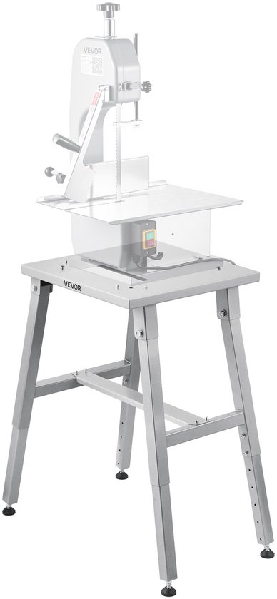 VEVOR Elektrische Vleesbandzaagstandaard met Verstelbare Hoogte, Stabiel H-Vormig Frame en Antislipvoetjes, voor Botzaagmachine, Compatibel met Modellen Bs-130 en Bs-250