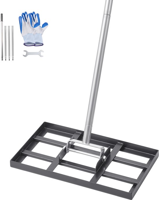 VEVOR Gazonhark Egaliserende Hark Gazononderhoud 431x254x2140mm van VEVOR