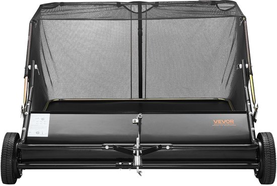 VEVOR Gazonveger, Veegbreedte 122 cm, Bladveger voor Zitmaaiers, Bladverzamelaar met 566 L Opvangnet, Verstelbare Veeghoogte, Tuinveger voor Zitmaaiers van Merkloos	