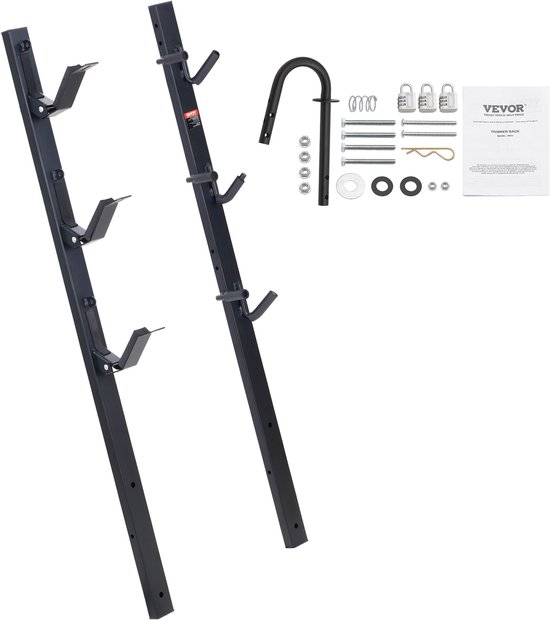 VEVOR Grastrimmerhouder Onkruidvreterframe Verticaal Max. Laadvermogen 30 Kg (3 Sleuven) / 10 Kg (1 Sleuven) Grastrimmer Trimmerstandaard voor uw Tuin- en Landschapsbehoeften