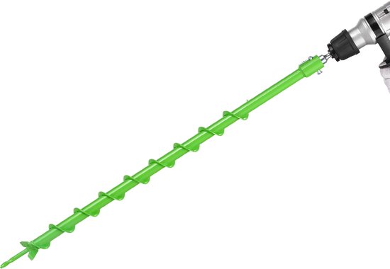 VEVOR Grondboor voor Boormachine 4x79cm Paalboor Tuinboor 20mm Adapter van Merkloos	