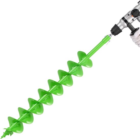 VEVOR Grondboorpaalboor Grondgatboor Tuinboor voor Boormachine 10x79cm