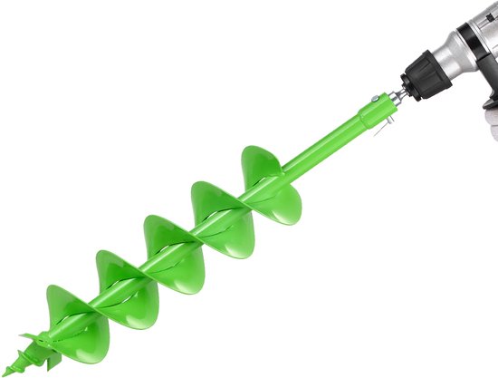 VEVOR Grondboorpaalboor Grondgatboor Tuinboor voor Boormachine 15x80cm van Merkloos	