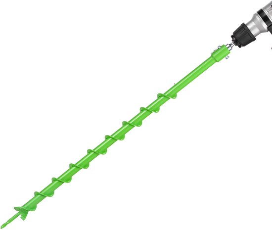 VEVOR Grondboorpaalboor Grondgatboor Tuinboor voor Boormachine 8x79cm van Vevor
