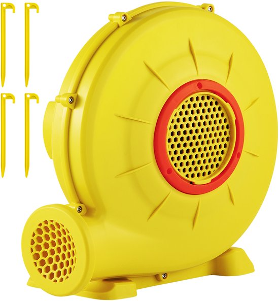 VEVOR Luchtblazer voor Opblaasbaar Springkasteel 450w 0.6hp Blowerpomp Luchtpomp