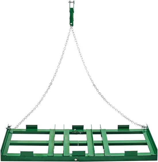 VEVOR Sleepeg Weide eg Weide Sleep Gazon Tractor Veld eg 1220x500x100mm van Merkloos	