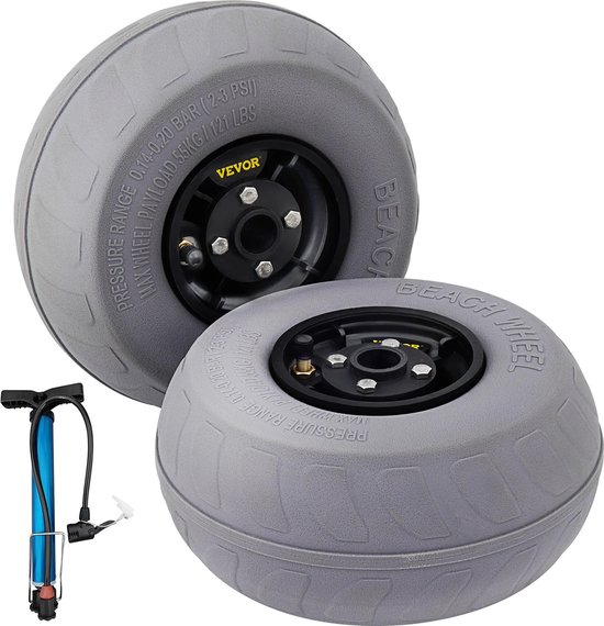 Vevor Strandballonwielen - Strandballonwielen - Kruiwagenwiel - Transport van VEVOR