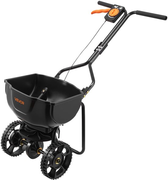 VEVOR Strooier met Een Capaciteit van 6,8kg, Kunstmeststrooier met Een Strooibreedte van 3m, Roterende Strooier met 25,4cm Banden, Instelbare Strooisnelheid, Door de Overheid Geproduceerde Strooier voor Kunstmest en Zaad in de Moestuin van Merkloos	