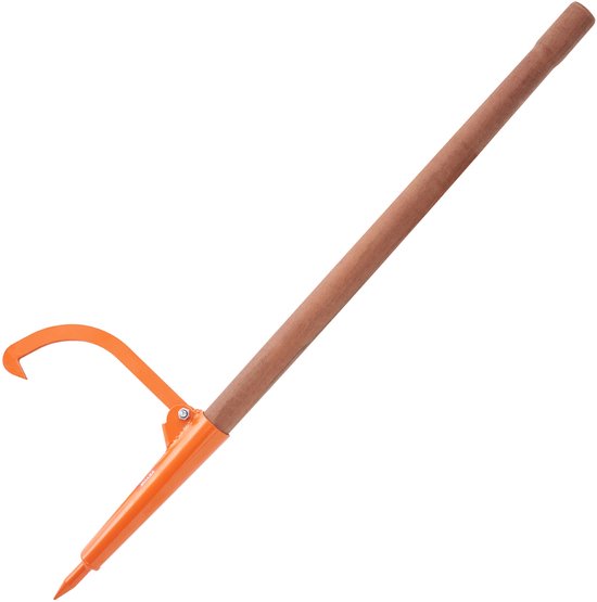 VEVOR Velheffer 1180mm Boomstamlift Draaihaak Houtkantelaar Valhulp 45,7cm van Merkloos	