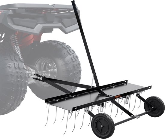 VEVOR Verticuteermachine, Gazoneg, Mosverwijderaar, Gazonbeluchter, 24 Tanden, 121,9 cm van VEVOR