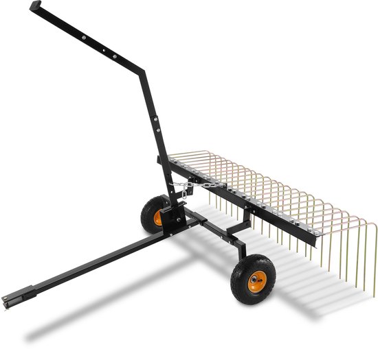 VEVOR Verticuteermachine, Gazoneg, Mosverwijderaar, Gazonbeluchter, 24 Tanden, 1500mm van Merkloos	