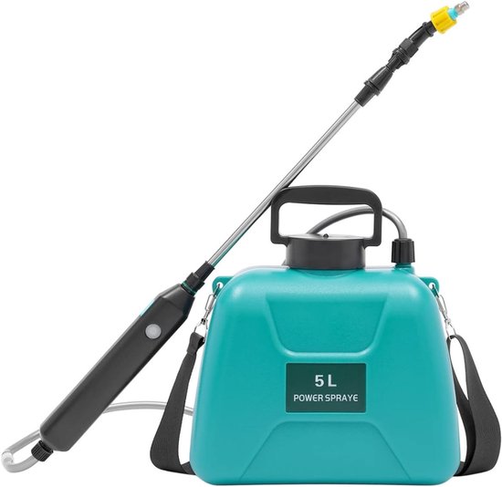 VH Supplies® Rugsproeier - Rugspuit - Druksproeier - 5L - 2 Verstelbare Sproeikoppen