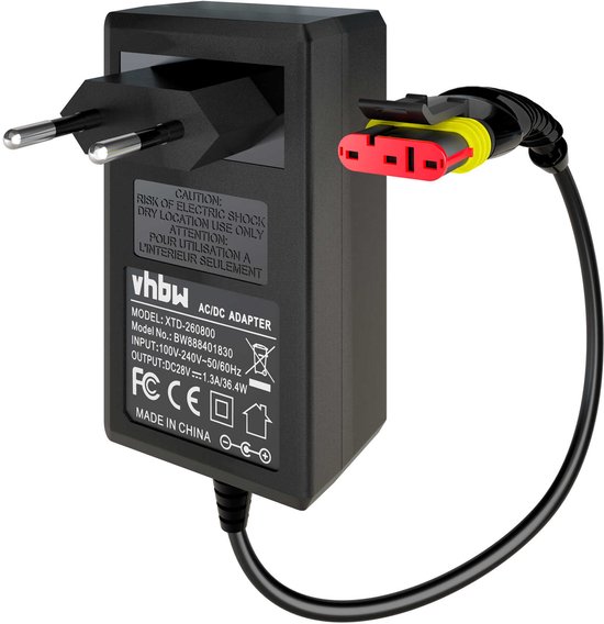 vhbw-voeding compatibel met Gardena Sileno Life en Sileno Minimo robotmaaiers - 10,1 cm