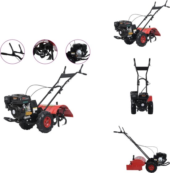 vidaXL Benzinefrees - Benzinefrezen - Benzinecultivator - Benzinecultivators - Benzinefrees 6,5 pk 196 cc van Merkloos	