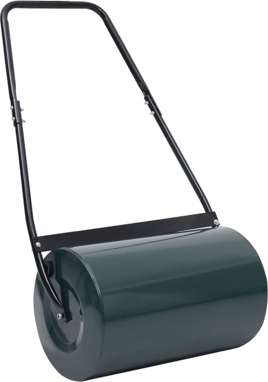 vidaXL - Gazonroller - 50 - L - 63 - cm - groen - en - zwart van VidaXL