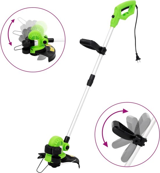 vidaXL - Grastrimmer - elektrisch - telescopisch - 29 - cm - 550 - W van vidaXL