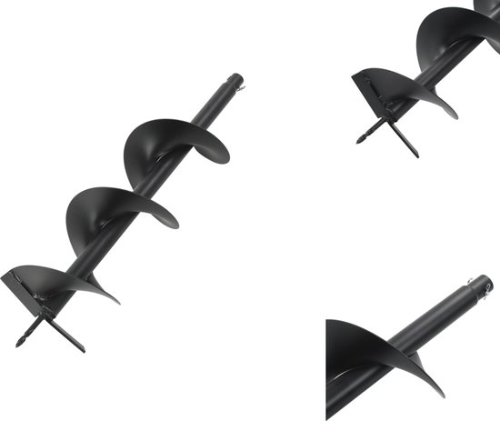 vidaXL Grondboor - Grondboren - Grond Boor - Grond Boor - Grondboor 200 mm staal