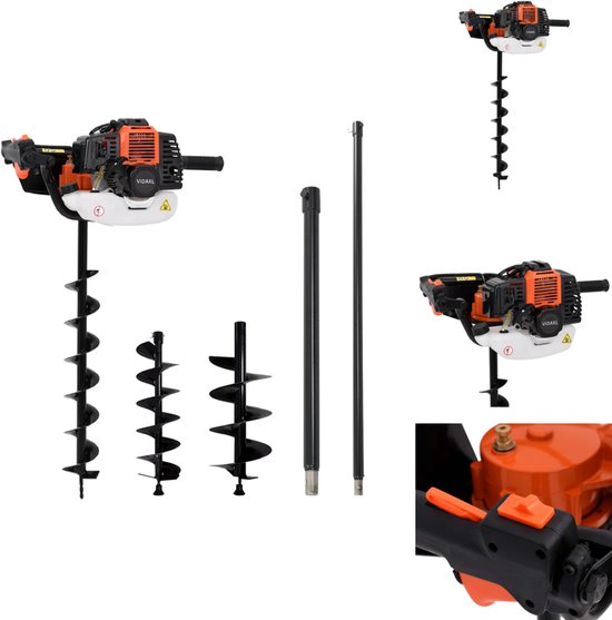 vidaXL Grondboor - Grondboren - Grondboorset - Grondboorsets - Grondboorset staal van Merkloos	