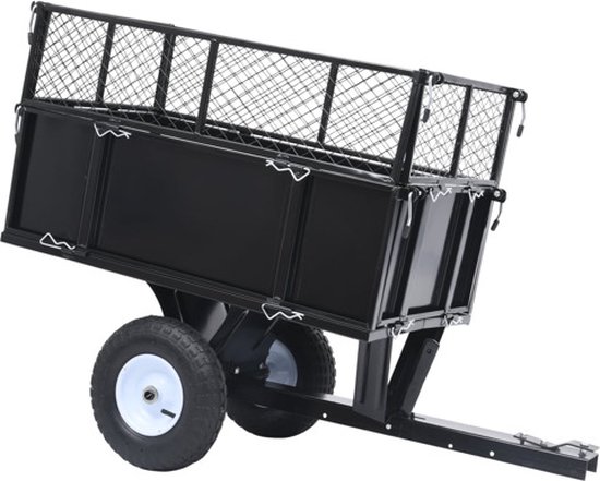 vidaXL - Kiepwagen - voor - zitmaaiers - 150 - kg van VidaXL