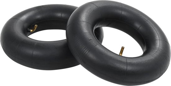 vidaXL - Kruiwagenbinnenbanden - 2 - st - 13x5.00-6 - rubber van VidaXL