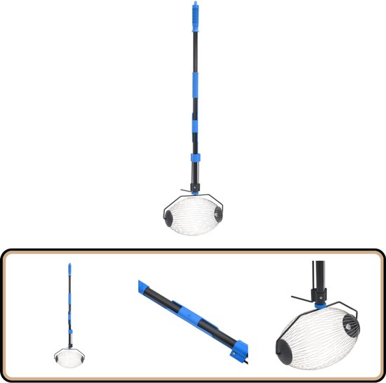 vidaXL Notenverzamelaar - 127 cm - Staal - Blauw Walnotenverzamelaar - Noten Raapmachine - Nootenschop - Tuingereedschap - Notenoogst van Merkloos	