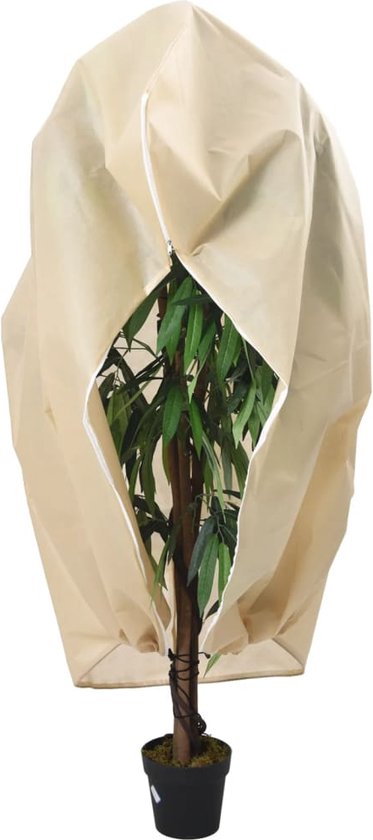 vidaXL - Plantenhoezen - met - ritssluiting - 70 - g/mÂ² - 3,93x3,5 - m van vidaXL