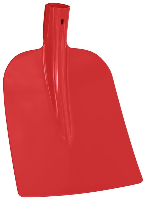 vidaXL - Schep - Hoofd - Rood - 32 - x - 24,5 - cm - Gepoedercoat - staal van Merkloos	