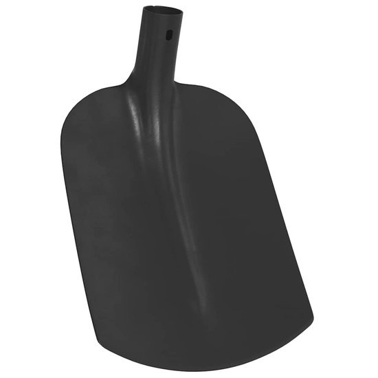 vidaXL - Schep - Hoofd - Zwart - 34,5 - x - 24 - cm - Gepoedercoat - staal
