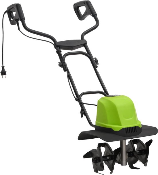 vidaXL - Tuinfrees - met - 4 - messen - elektrisch - 800 - W