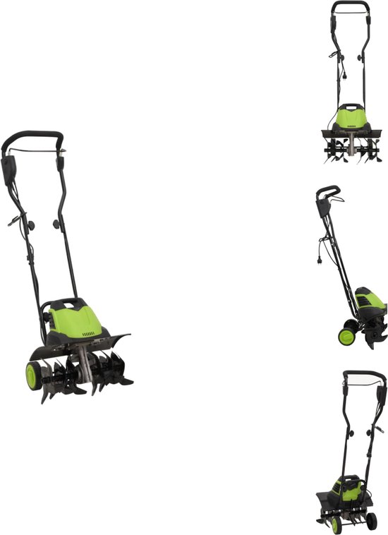 vidaXL Tuinfrees - Tuinfrezen - Bodemfrees - Grondfrees - Tuinfrees met 6 messen elektrisch 1500 W