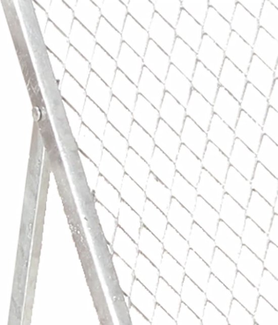 vidaXL Tuinzeef - Gegalvaniseerd Staal - 60x75x89 cm Tuinzeef - Grondzeef - Tuingereedschap - Compost - Gegalvaniseerd Staal - Tuinkweker - Moestuin - Gazononderhoud - Plantenbak van VidaXL