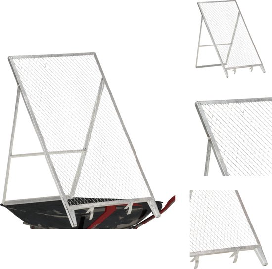 vidaXL Tuinzeef - Tuinzeven - Grondzeef - Grondzeven - Tuinzeef gegalvaniseerd staal van VidaXL