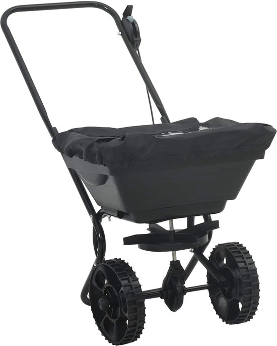 vidaXL - Verspreider - Zwart - 80 - x - 46 - x - 75 - cm - PVC - en - Staal van Merkloos	