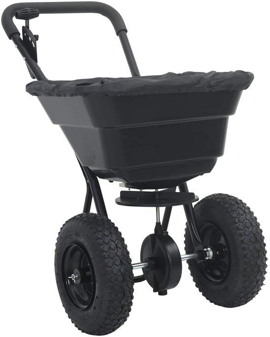 vidaXL - Verspreider - Zwart - 80,5 - x - 53 - x - 78,5 - cm - PVC - en - Staal van VidaXL