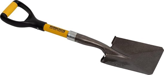 Vierkante Compacte Schop Zwart 150x690mm/6x27" van VIER