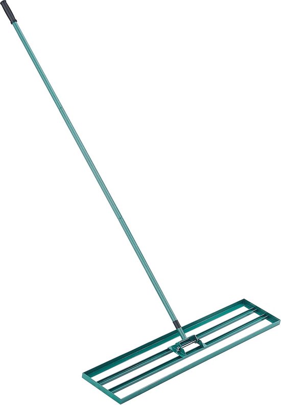 Vihes Hark - Gereedschap - Tuin/Zand/ Aarde/Compost - 3.7 Kg - Q235 Metaal - Groen - Verstelbaar handvat - 3- delige schroefconstructie van Vihes