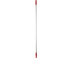 Vikan Aluminium Steel - 146cm - Ø 25mm - Rood van Vikan